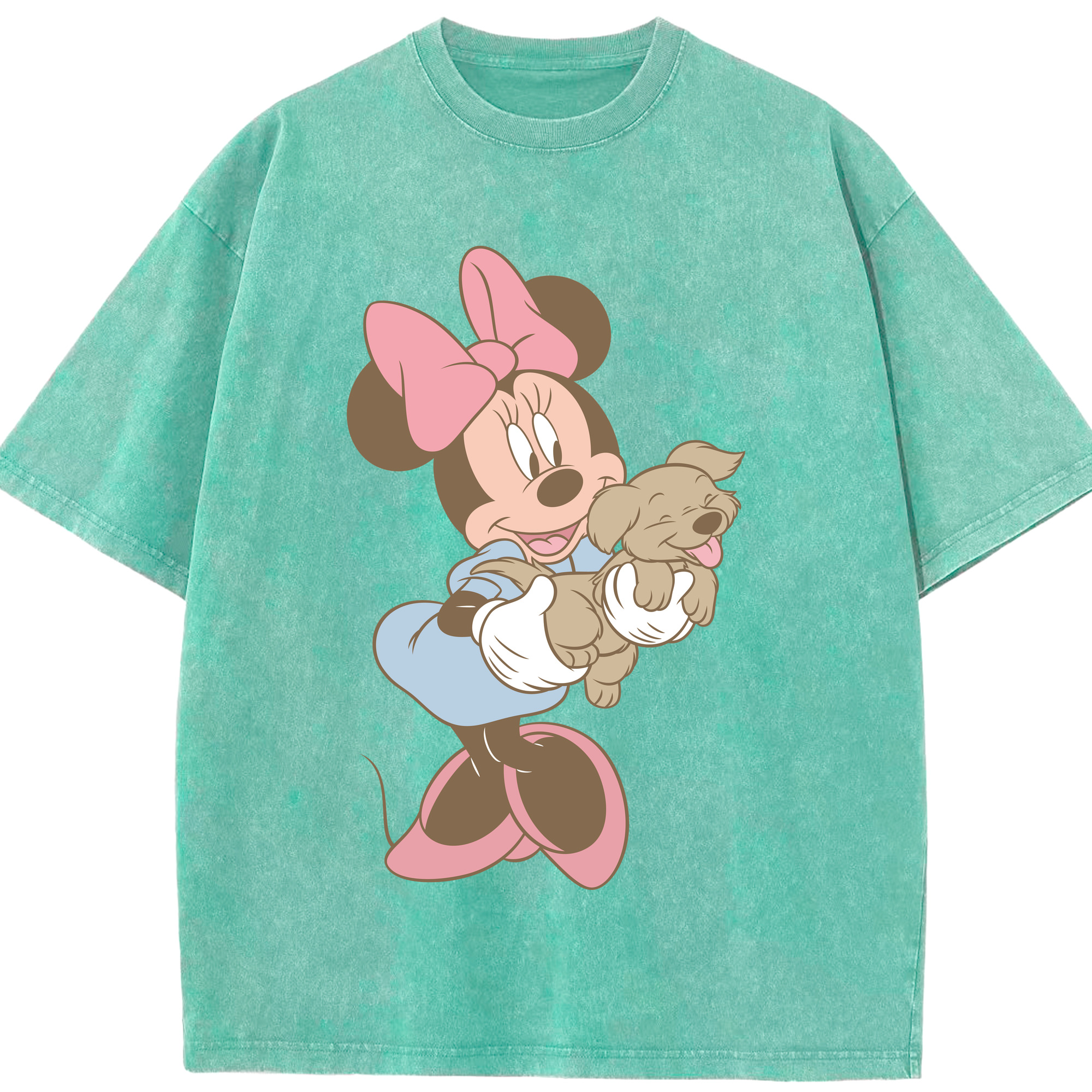 （画像用） ミッキーマウス Mickey Mouse 綿100% ヴィンテージ風 半袖Tシャツ（フロントプリント）